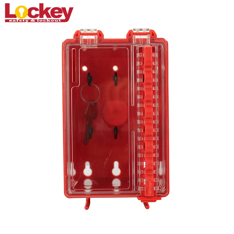 Wall-Mounted Small Hanging Safety Group Lockout Plastic Box with Padlock