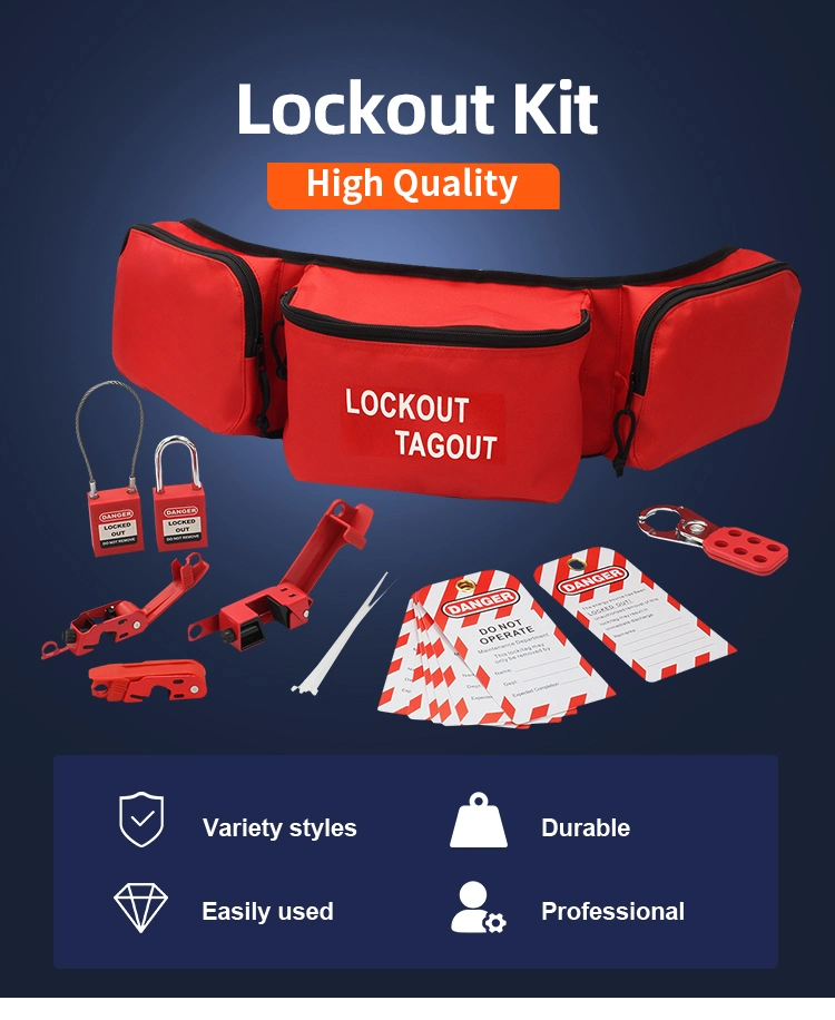 Manufacturer Loto Safety Lockout Kit with Lockout Bag