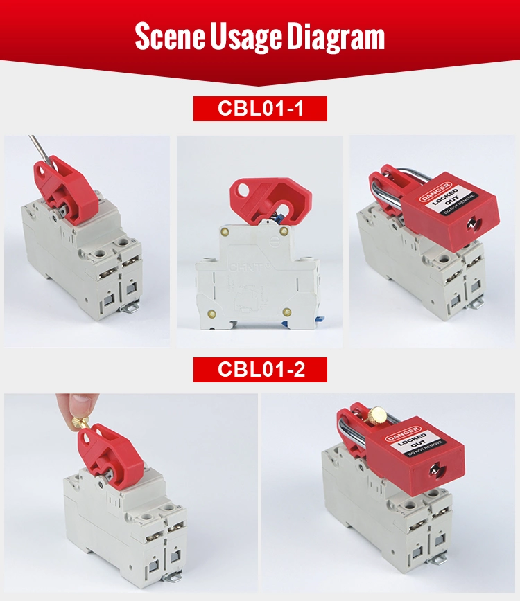 Electric Safety Lockout Circuit Breaker Security Lockout