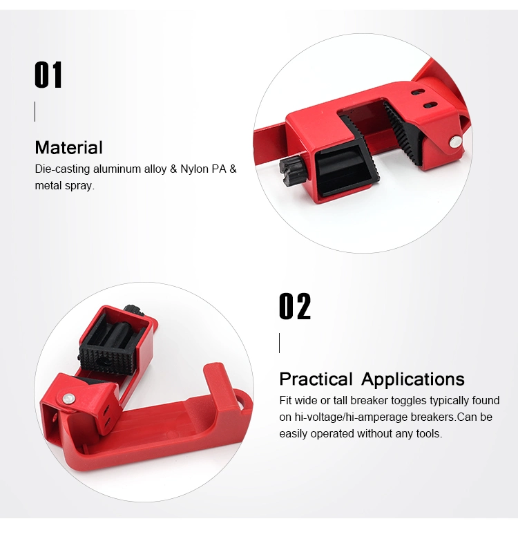 Medium Steel Circuit Breaker Lockout with Locking Screw (CBL31-S)