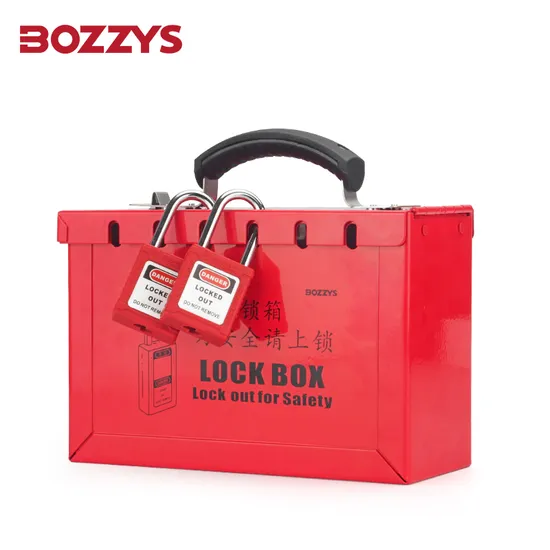Bozzys Manufacture tragbares Sicherheits-Verriegelungsset aus Stahl